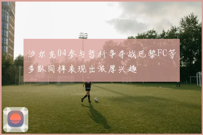 沙尔克04参与哲科争夺战巴黎FC等多队同样表现出浓厚兴趣